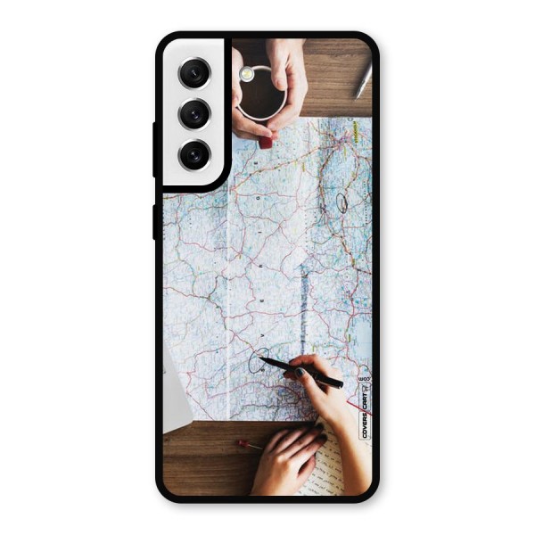 Just Travel Metal Back Case for Galaxy S21 FE 5G