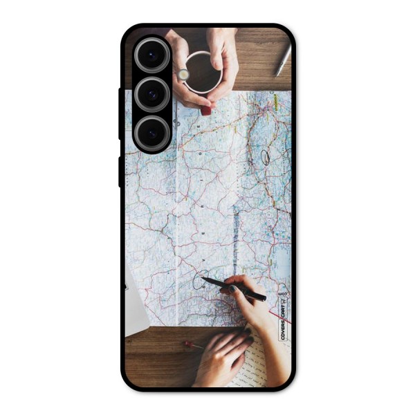 Just Travel Metal Back Case for Galaxy S24 FE