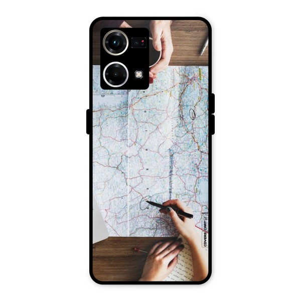 Just Travel Metal Back Case for Oppo F21 Pro 4G