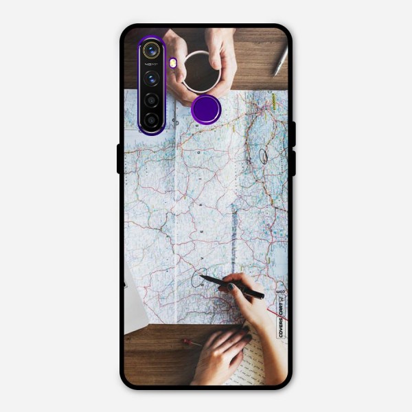 Just Travel Metal Back Case for Realme 5 Pro