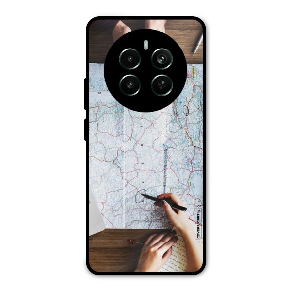 Just Travel Metal Back Case for Realme Narzo 70 Pro