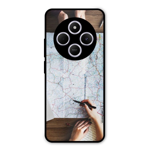Just Travel Metal Back Case for Redmi 14C