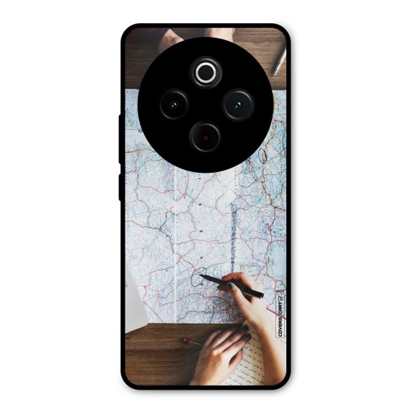 Just Travel Metal Back Case for Vivo T4