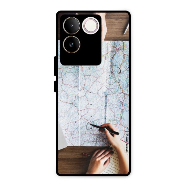 Just Travel Metal Back Case for iQOO Z7 Pro