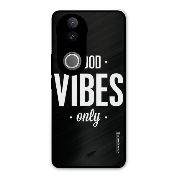 Just Vibes Metal Back Case for iQOO Z10R