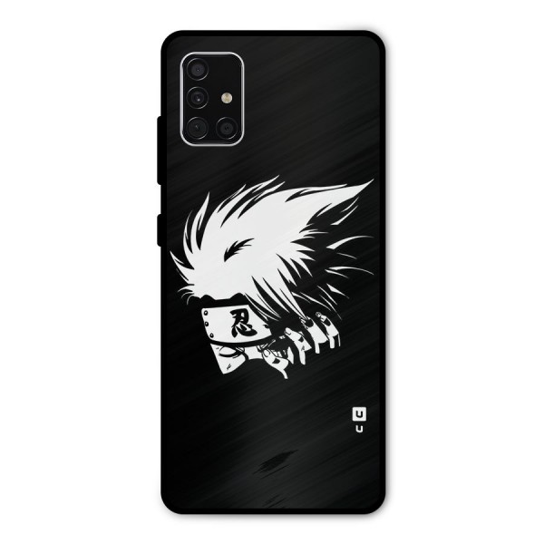 Kakashi Hatake Black Metal Back Case for Galaxy A51