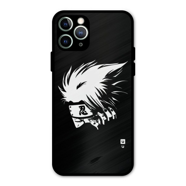 Kakashi Hatake Black Metal Back Case for iPhone 11 Pro Max