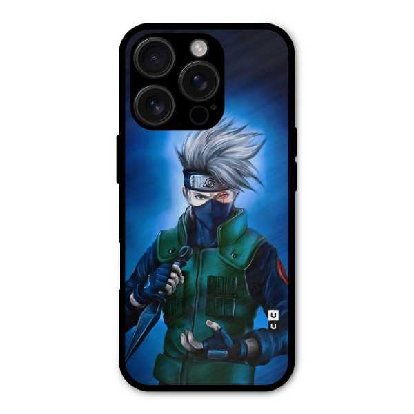 Kakashi Hatake Metal Back Case for iPhone 16 Pro