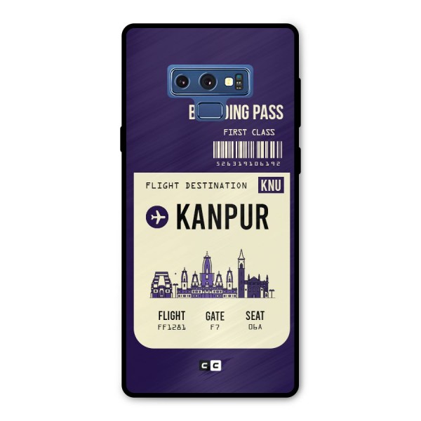 Kanpur Boarding Pass Metal Back Case for Galaxy Note 9
