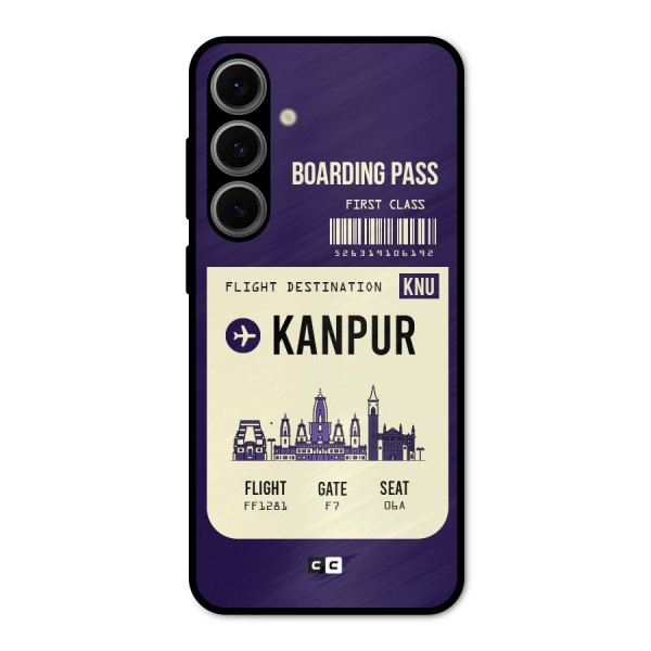 Kanpur Boarding Pass Metal Back Case for Galaxy S24 FE