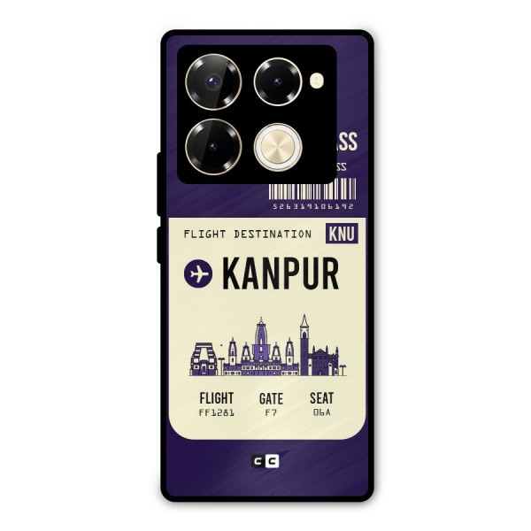 Kanpur Boarding Pass Metal Back Case for Infinix Note 40 Pro Plus