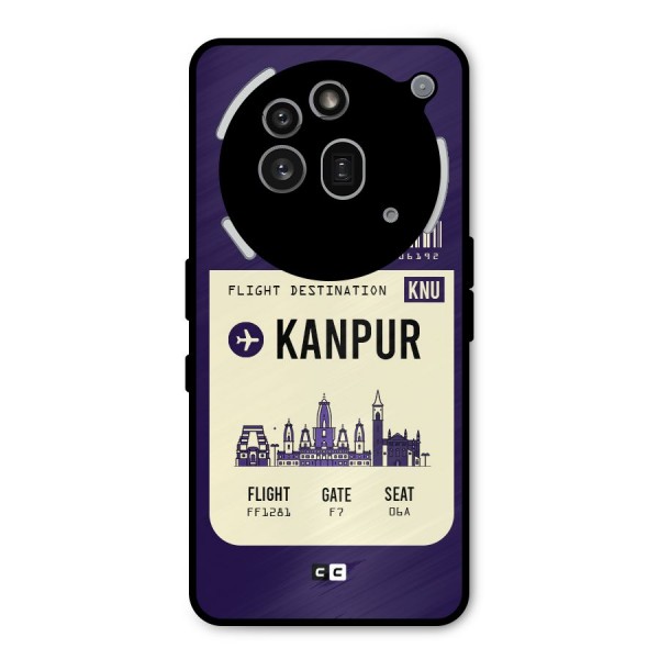 Kanpur Boarding Pass Metal Back Case for Nothing Phone 3a Pro