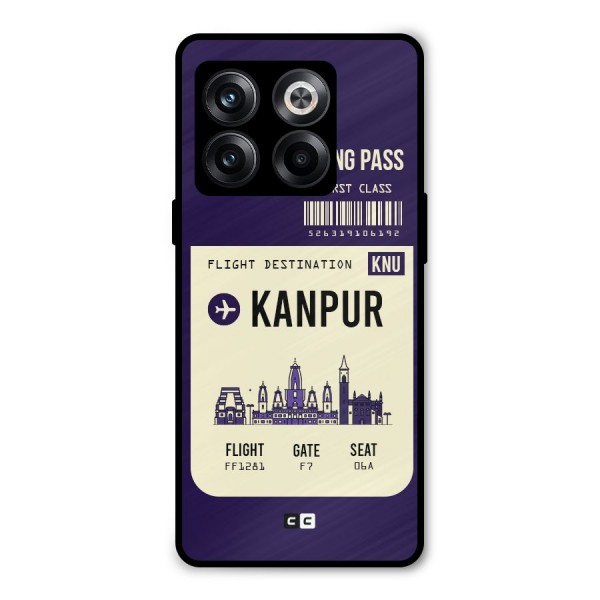 Kanpur Boarding Pass Metal Back Case for OnePlus 10T