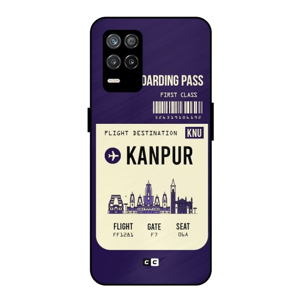 Kanpur Boarding Pass Metal Back Case for Realme 9 5G