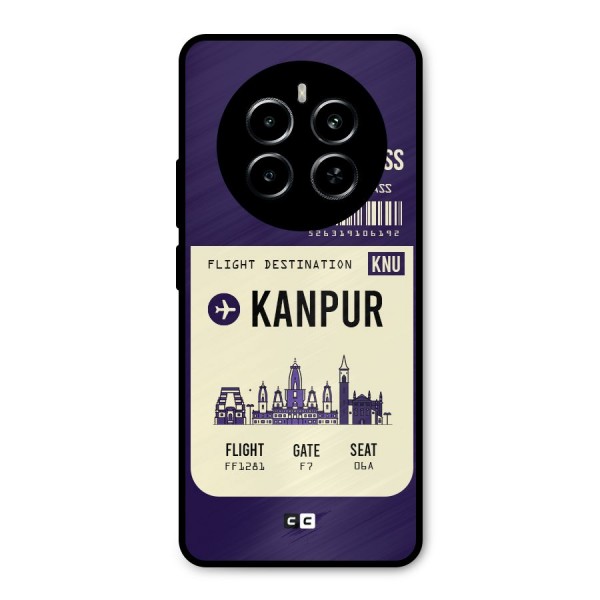 Kanpur Boarding Pass Metal Back Case for Realme P1