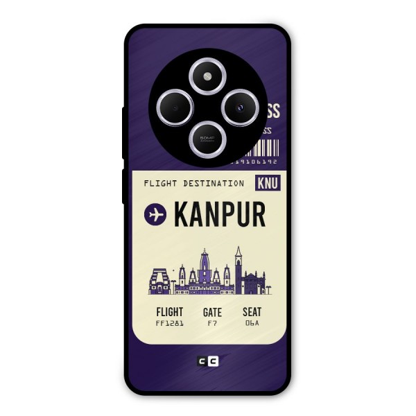 Kanpur Boarding Pass Metal Back Case for Redmi A4