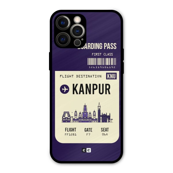 Kanpur Boarding Pass Metal Back Case for iPhone 12 Pro Max