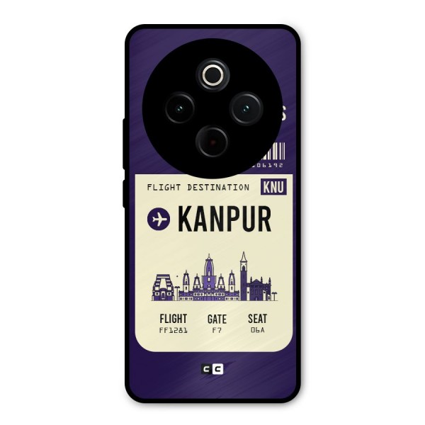 Kanpur Boarding Pass Metal Back Case for iQOO Z10