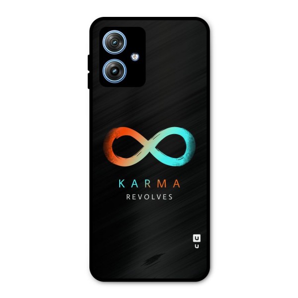 Karma Revolves Metal Back Case for Moto G54