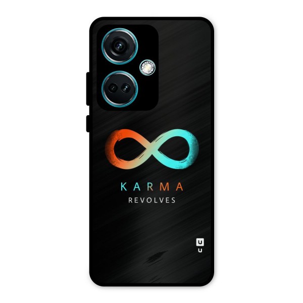 Karma Revolves Metal Back Case for OnePlus Nord CE 3 5G