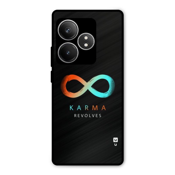 Karma Revolves Metal Back Case for Realme GT 6T