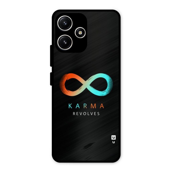 Karma Revolves Metal Back Case for Redmi 12 5G
