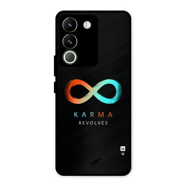 Karma Revolves Metal Back Case for Vivo Y200