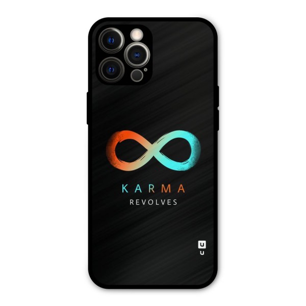 Karma Revolves Metal Back Case for iPhone 12 Pro Max