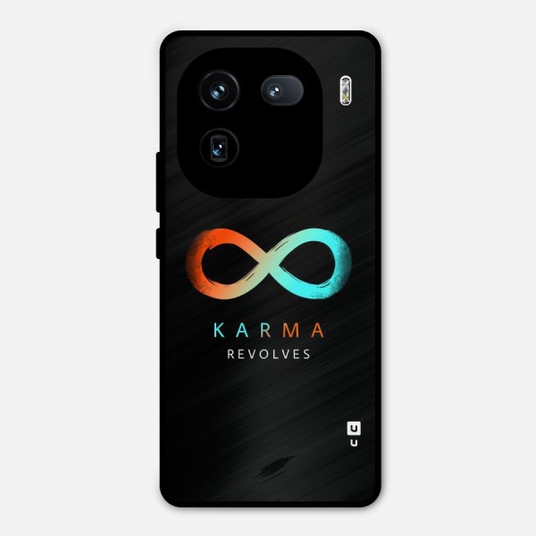 Karma Revolves Metal Back Case for iQOO 12