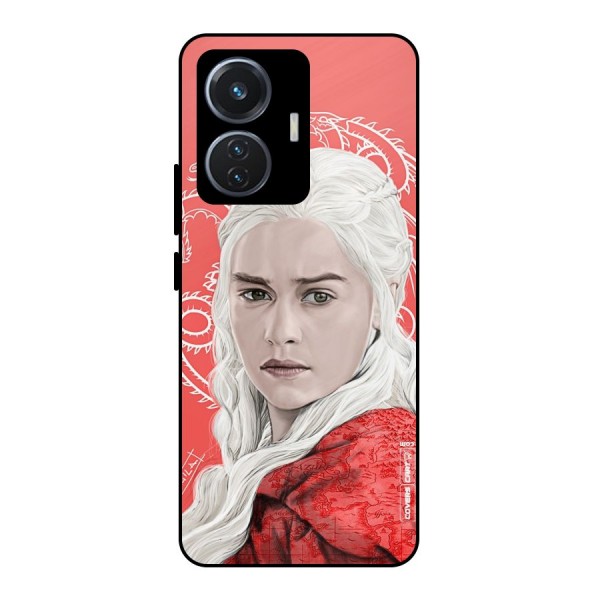 Khaleesi The Living Dragon Metal Back Case for iQOO Z6 44W
