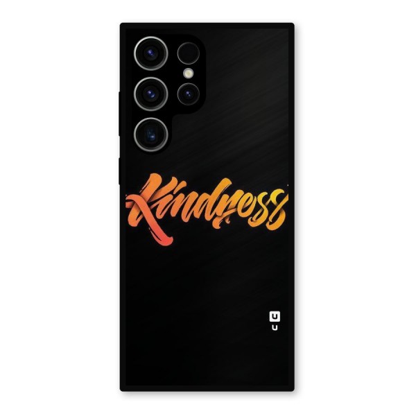 Kindness Metal Back Case for Galaxy S23 Ultra