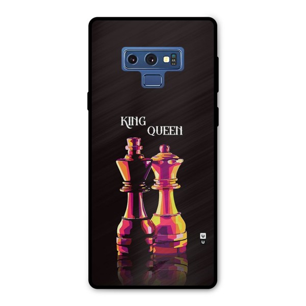 King Queen Metal Back Case for Galaxy Note 9
