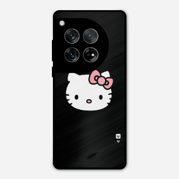 Kitty Cute Metal Back Case for OnePlus 12