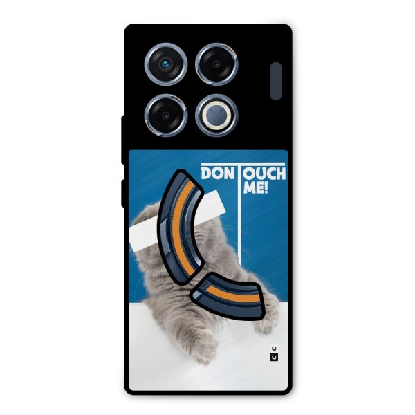 Kitty Dont Touch Metal Back Case for Infinix GT 20 Pro