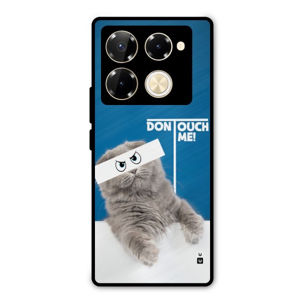 Kitty Dont Touch Metal Back Case for Infinix Note 40 Pro Plus