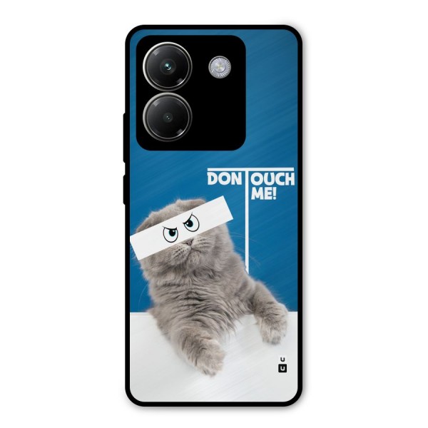 Kitty Dont Touch Metal Back Case for Poco M7 Pro 5G