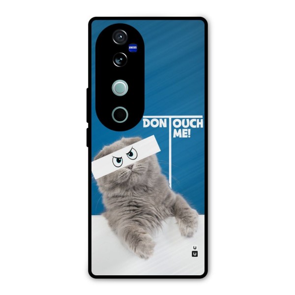 Kitty Dont Touch Metal Back Case for Vivo V40 Pro