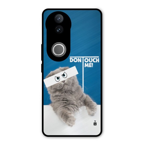Kitty Dont Touch Metal Back Case for Vivo V50e
