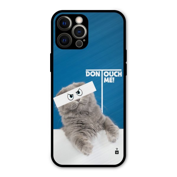 Kitty Dont Touch Metal Back Case for iPhone 12 Pro Max