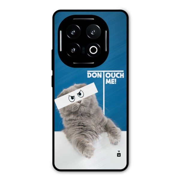 Kitty Dont Touch Metal Back Case for iQOO 13