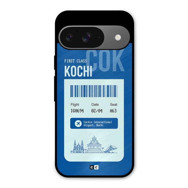 Kochi Boarding Pass Metal Back Case for Google Pixel 9