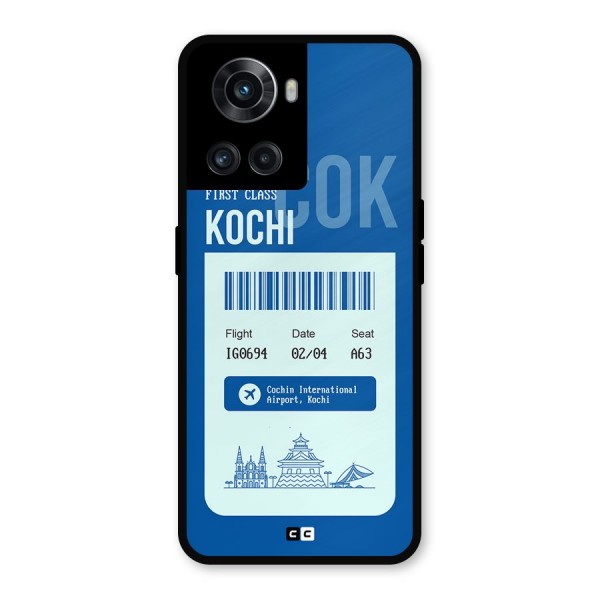Kochi Boarding Pass Metal Back Case for OnePlus 10R