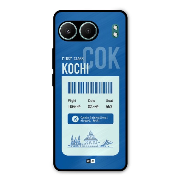 Kochi Boarding Pass Metal Back Case for OnePlus Nord 4