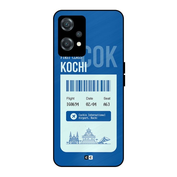 Kochi Boarding Pass Metal Back Case for OnePlus Nord CE 2 Lite 5G