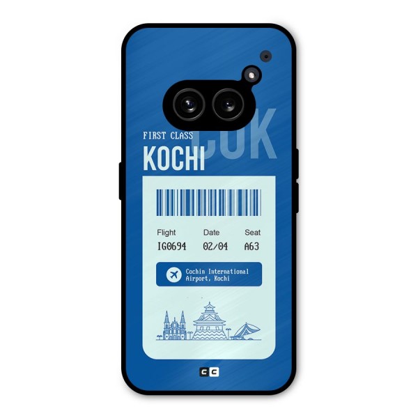 Kochi Boarding Pass Metal Back Case for Nothing Phone 2a