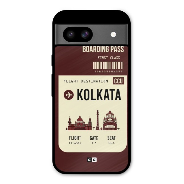 Kolkata Boarding Pass Metal Back Case for Google Pixel 8a