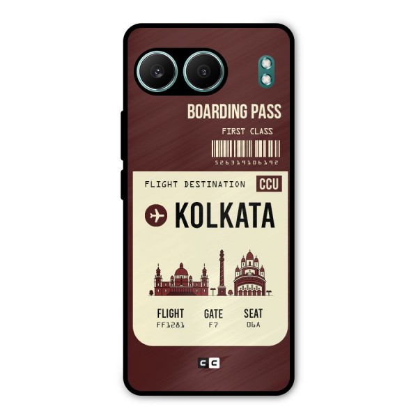 Kolkata Boarding Pass Metal Back Case for OnePlus Nord 4