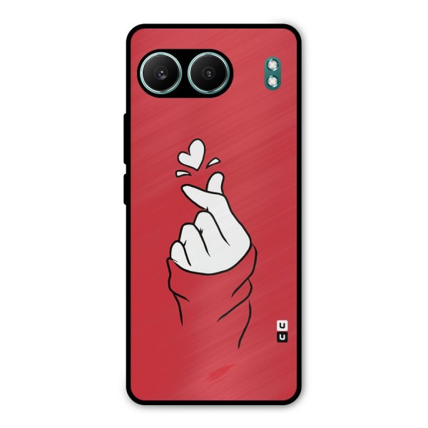 Korean Love Sign Metal Back Case for OnePlus Nord 4