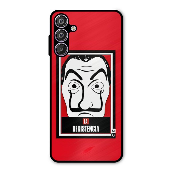 La Resistencia Minimalist Metal Back Case for Galaxy F15