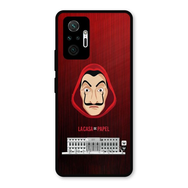 Lacasa Papel Minimalist Metal Back Case for Redmi Note 10 Pro Max